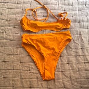 SKIMS Orange Bikini Set